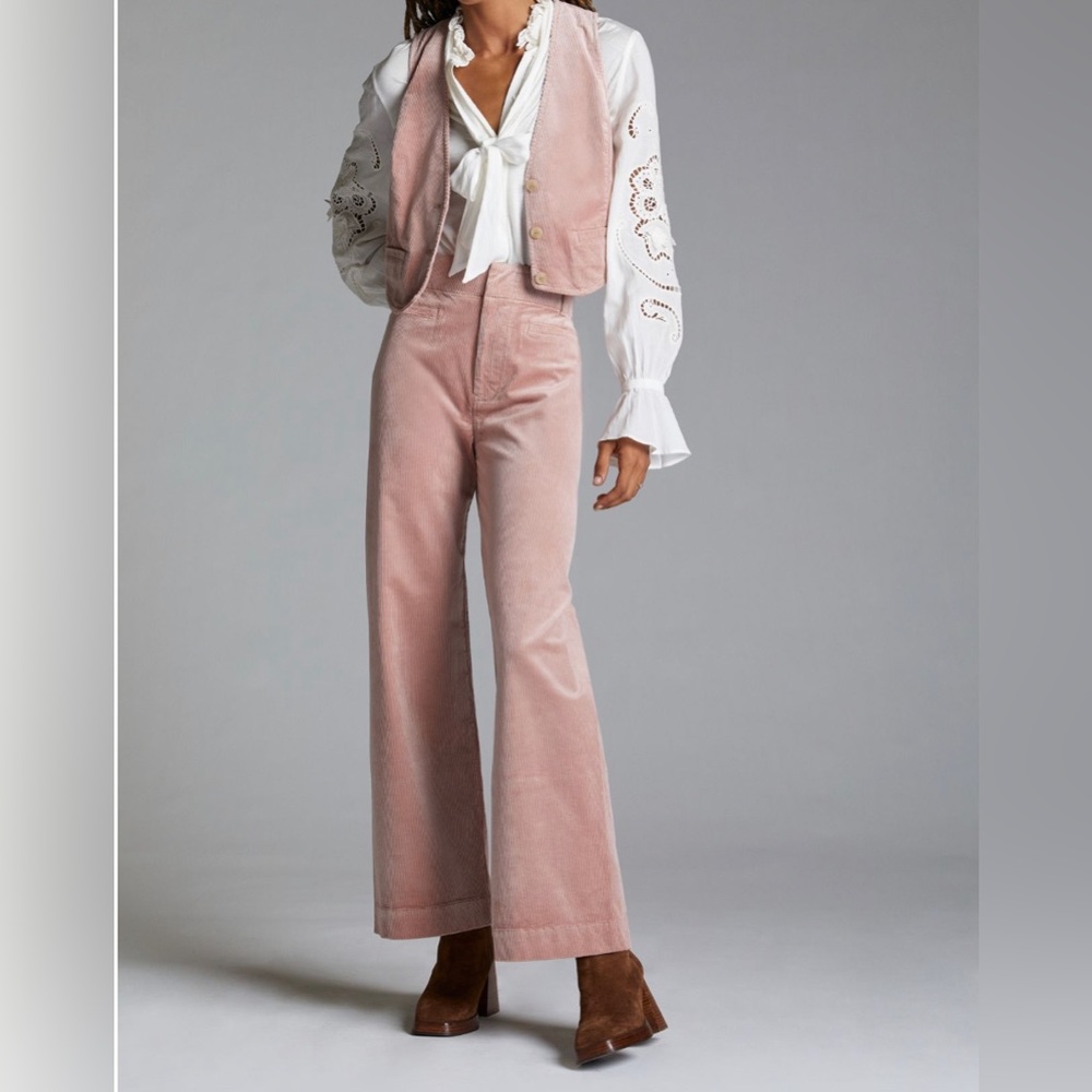 Women’s By Anthropologie two piece corduroy set